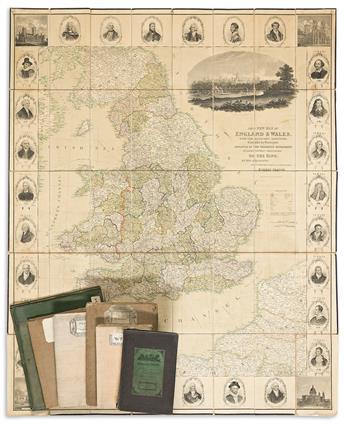 (CASE MAPS.) Group of 14 seventeenth-through-nineteenth-century engraved or lithographed case maps of various locations.                         